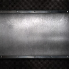 silver plate texture on black background