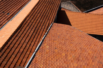 roof tiles on a roof in Porto