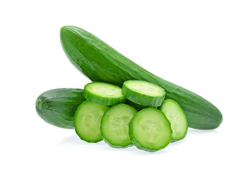 cucumber isolated on white