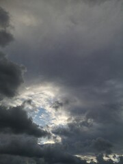 Fototapeta na wymiar fluffy clouds and beautiful sky background