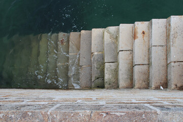 quay and port in douarnenez in brittany (france)