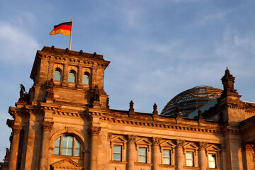 Reichstag building of Berlin