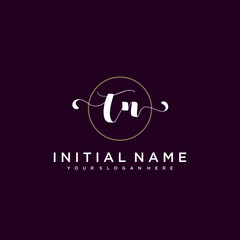 TN Beautiful handwriting logo or wedding monograms collection