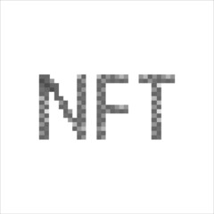 NFT icon, vector, illustration, 10 eps