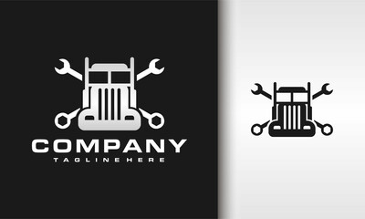 truck wrench logo