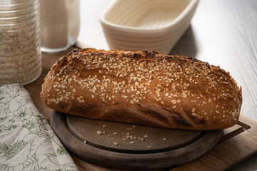 Selbstgebackenes Vollkornbrot