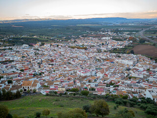 Vista de Almódovar del Río desde el Castillo / View of Almódovar del Río from the Castle. Córdoba. Andalucía