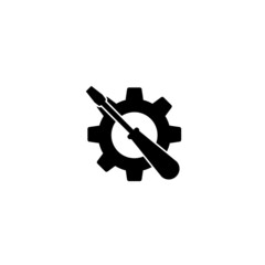 screwdriver Icon. Engineering Related Vector Icons. Contains such Icons as Screwdriver, Manufacturing, Engineer, Production, Settings, and more. Vector Illustration eps 10