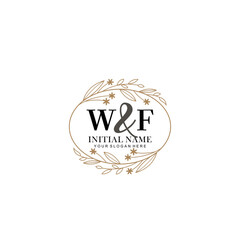 WF Beautiful elegant logos or wedding monograms collection