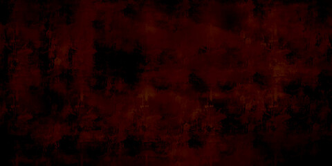 abstract gloomy black and red colors background for design. Dark background grunge texture design with distressed dark red rust pattern, 