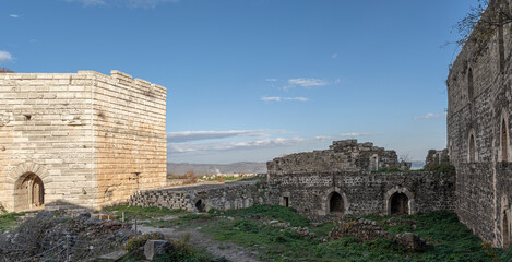 Crac des Chevaliers – A crusader castle caught in conflict zone, Syria - obrazy, fototapety, plakaty