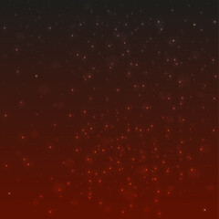 Small bright dot lights on dark gradient background. Vector stock illustration.