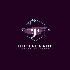 YD Beautiful handwriting logo or wedding monograms collection