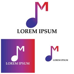 Music Note Icon Vector illustration design