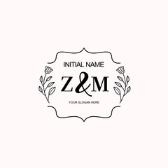 ZM Beautiful elegant logos or wedding monograms collection	
