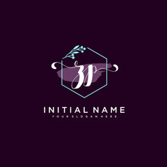 ZP Beautiful handwriting logo or wedding monograms collection