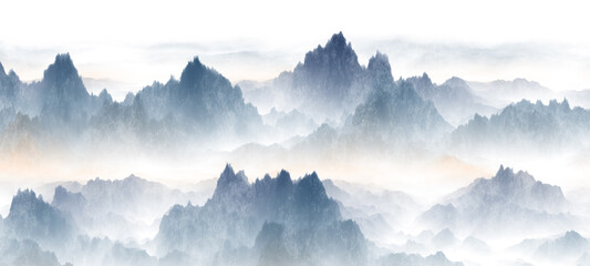 sunrise in mountains