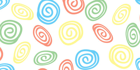 pattern with colorful circles