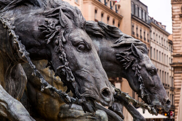 Fontaine Bartholdi, Place des Terreaux, Lyon