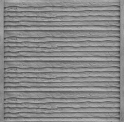 Precast concrete fence in shutter style, graphic template, 3D illustration - 483090673