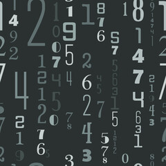 abstract background with numbers
