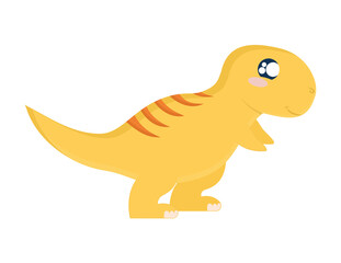 yellow velociraptor design