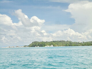 Fototapeta premium On The Boat to Hopping Island, Bangka Belitung, Indonesia