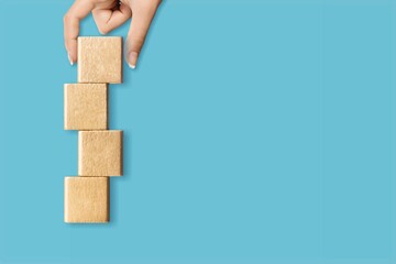 The order of priority in any activity is correct. A person sets priorities with cubes