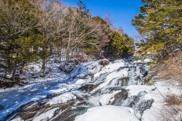 奥日光　冬の竜頭の滝