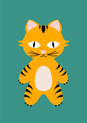 Simpatici dolci carini cool animaletti per bambini giocattoli pupazzi puppet tigre