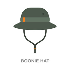 Boonie hat illustration on transparent background