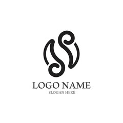 Business corporate S letter logo design