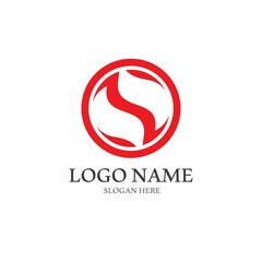 Business corporate S letter logo design