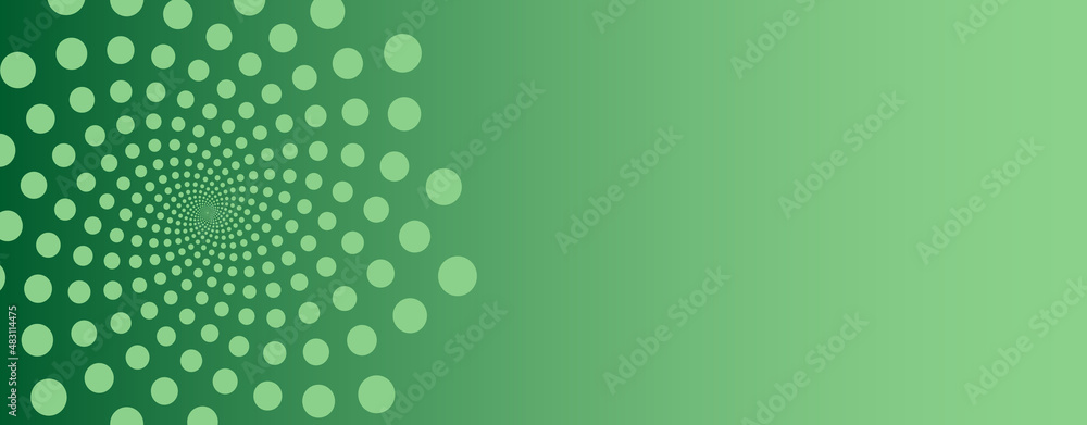 Wall mural minimal abstract green organic eco natural background template with golden ratio elements. geometric