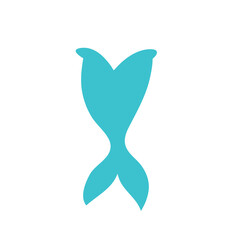 Underwater mermaid tail silhouette cute party decorations for girls