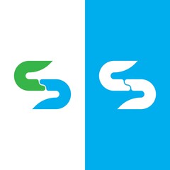 Business corporate S letter logo
