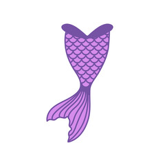 Underwater mermaid tail silhouette cute party decorations for girls