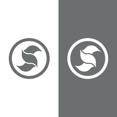 Business corporate S letter logo