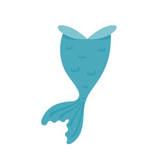 Underwater mermaid tail silhouette cute party decorations for girls