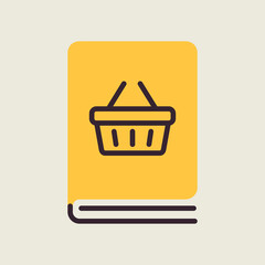 Catalog product vector flat icon