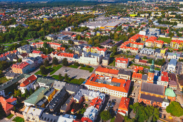 Aerial view of Radom, Poland