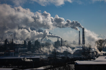 smoke from the chimney