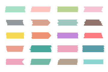 pastel washi tape for decorating greeting cards