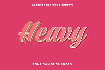 Heavy Text Effect