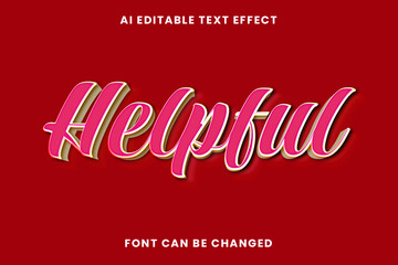 Helpful Text Effect