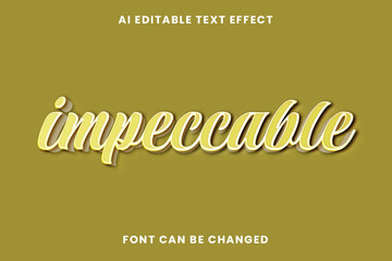 Impeccable Text Effect