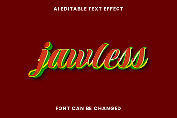 Jawless Text Effect