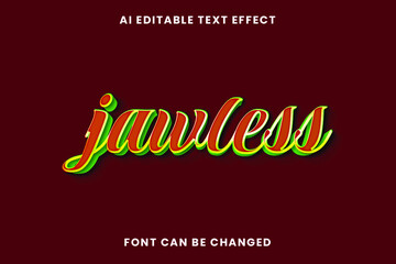 Jawless Text Effect