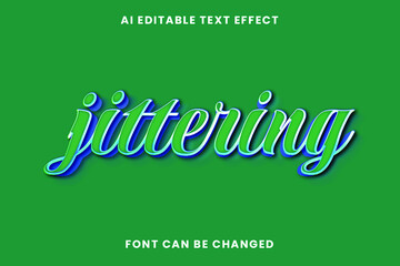 Jittering Text Effect