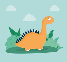 orange spinosaurus card © Grgroup